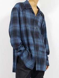 【25SS】オンブレ チェック パジャマ シャツ / OMBRE CHECK PAJAMA SHIRT.13 / クラシックブルー