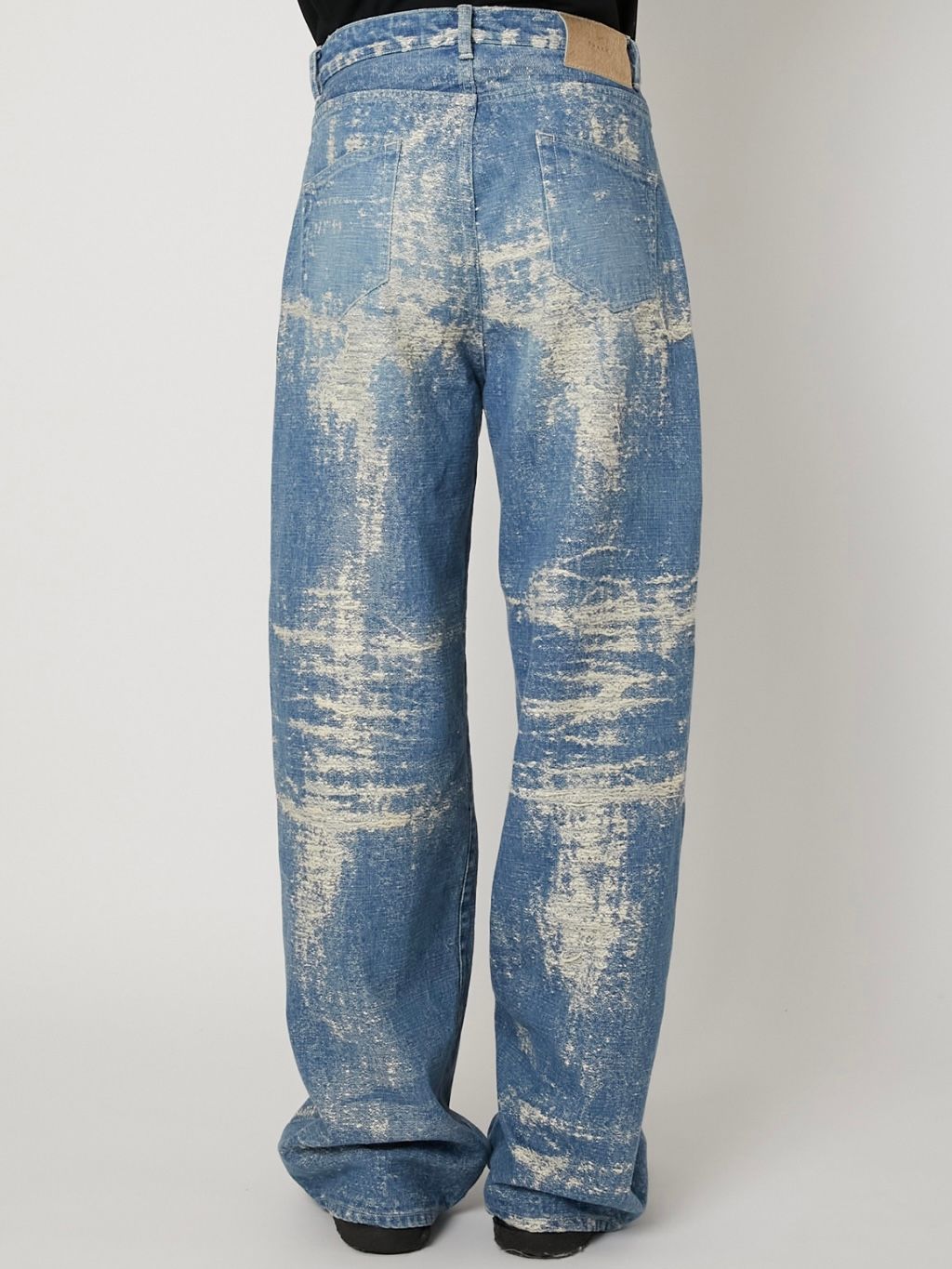 【26SS】ワイド デニム パンツ / WIDE DENIM / インディゴブリーチ