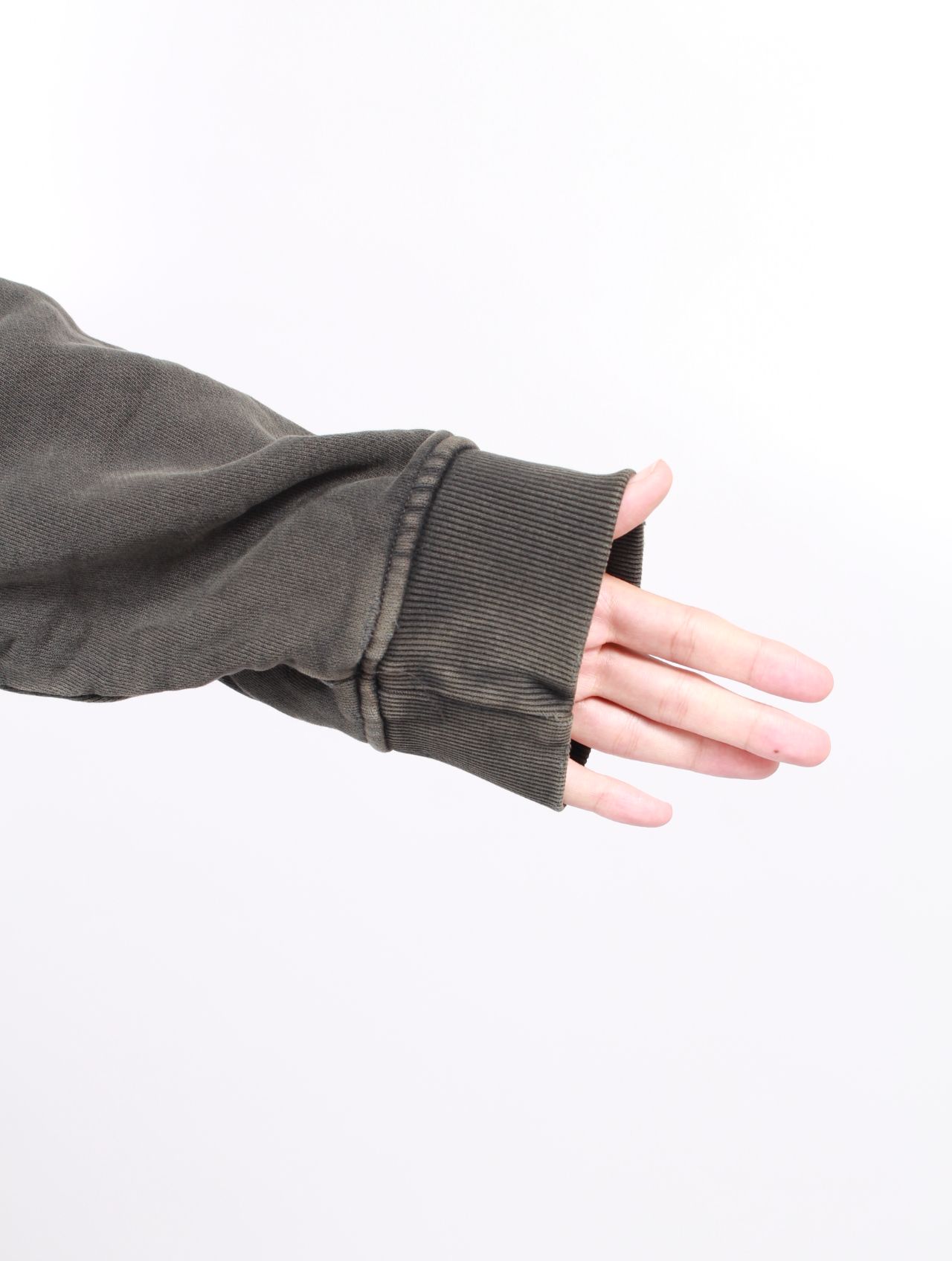 エターナル ジップアップ フーディー パーカー / ETERNAL ZIP / WASHED BLACK （ウォッシュブラック）