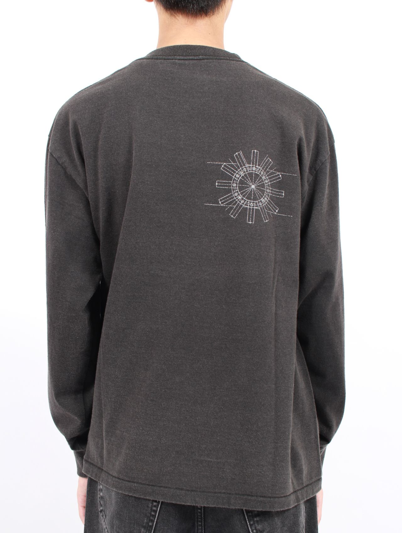 【25AW】スピーカー グラフィック ロングスリーブ 長袖 カットソー / SPEAKER LONGSLEEVE / ブラック