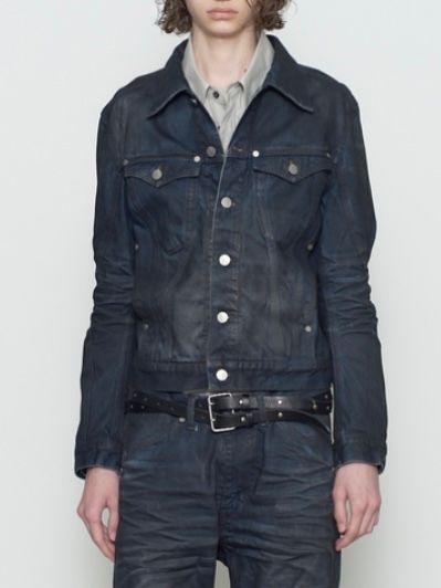 【26AW】デニム トラッカー ジャケット コーティング デニムジャケット / DENIM TRUCKER JACKET / LUSTER COATED INDIGO(インディゴ)