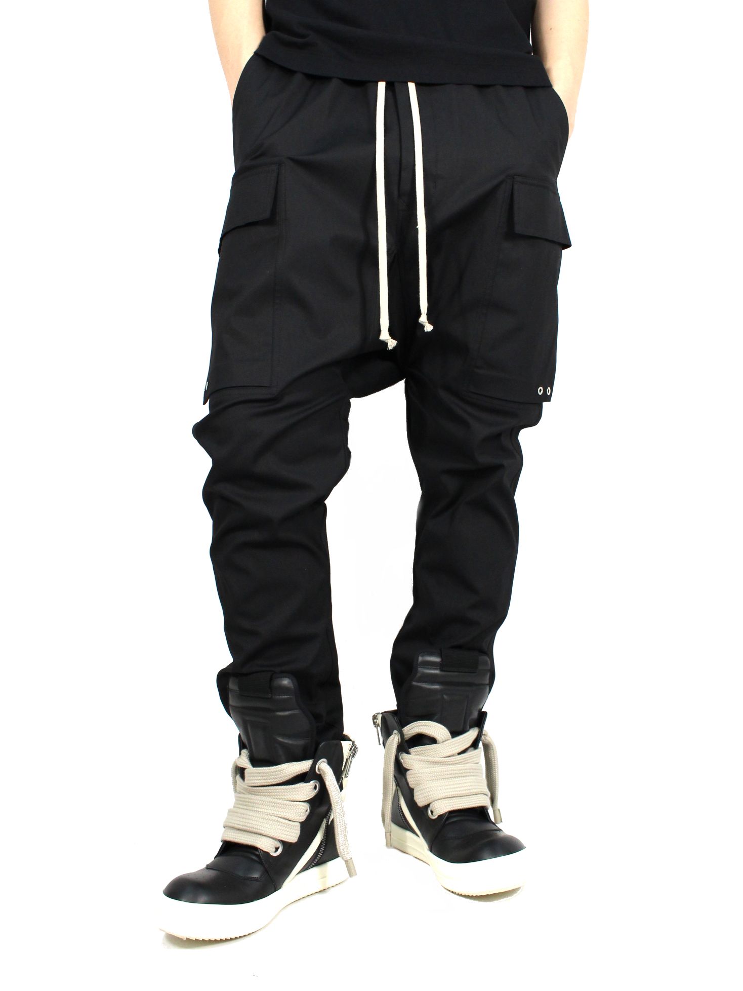 Rick Owens リックオウエンス 22AW CARGO LONG サルエル カーゴパンツ ダスト RU02B2379-TE