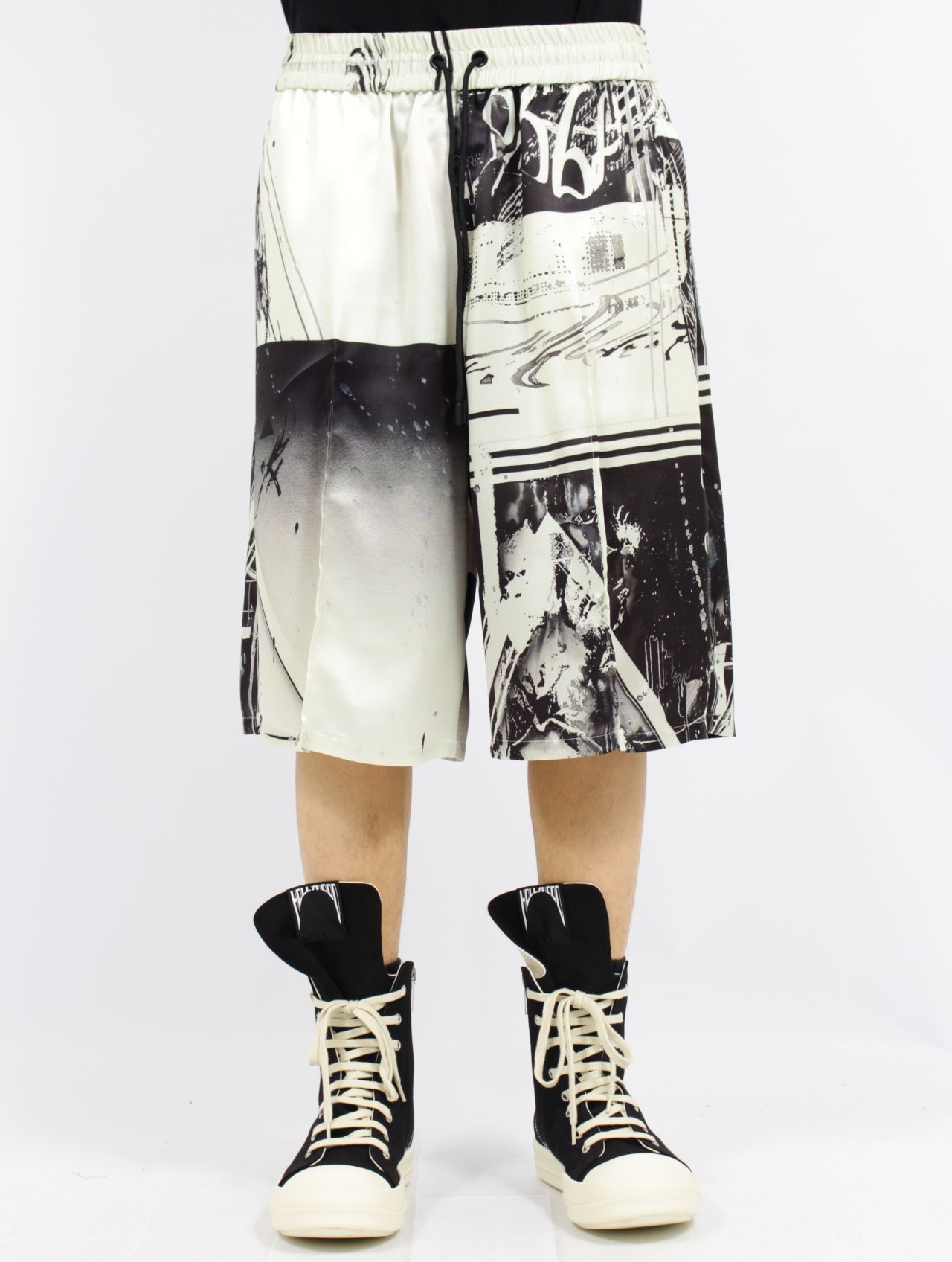 【25SS】ヒロキ ツクダ グラフィック ショーツ / Hiroki Tsukuda GRAPHIC SHORTS / ベージュ