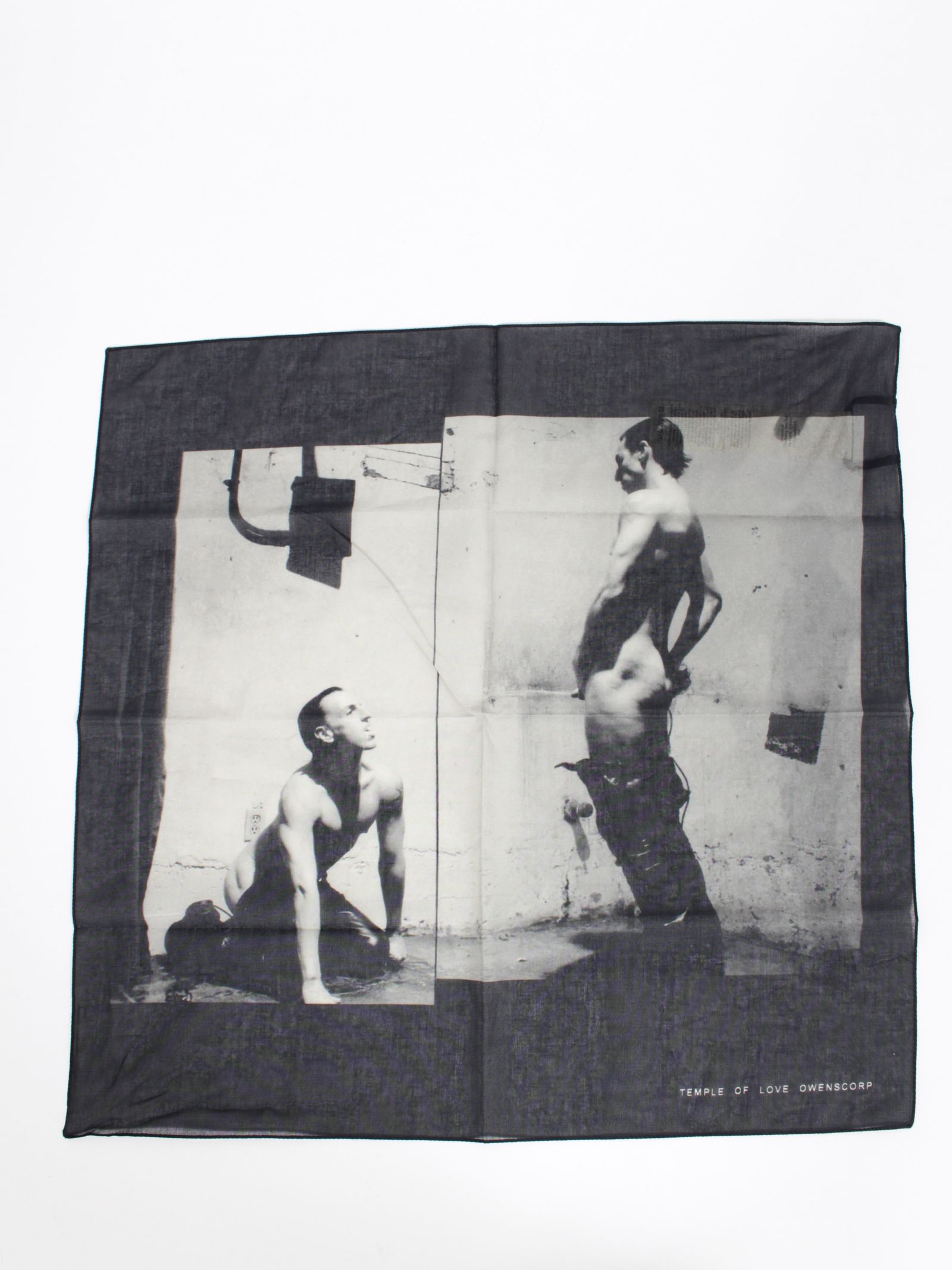 【26SS】バンダナ / BANDANA / ブラック×ミルク