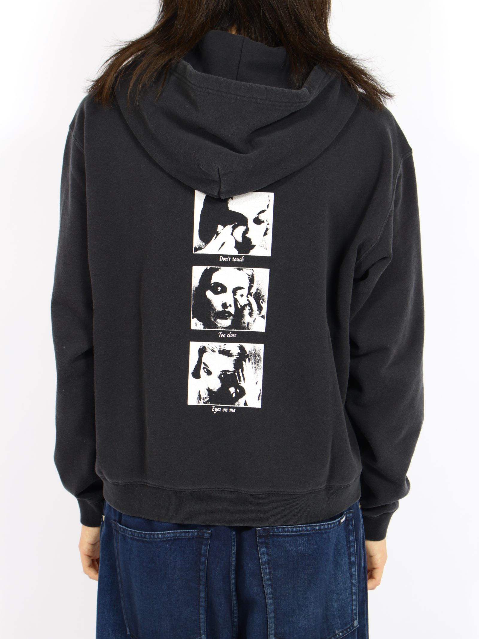 【26AW】ディストーテッド・ガール・ジップアップ・フーディ /"DISTORTED Girl" Zip-up Hoodie /ブラック