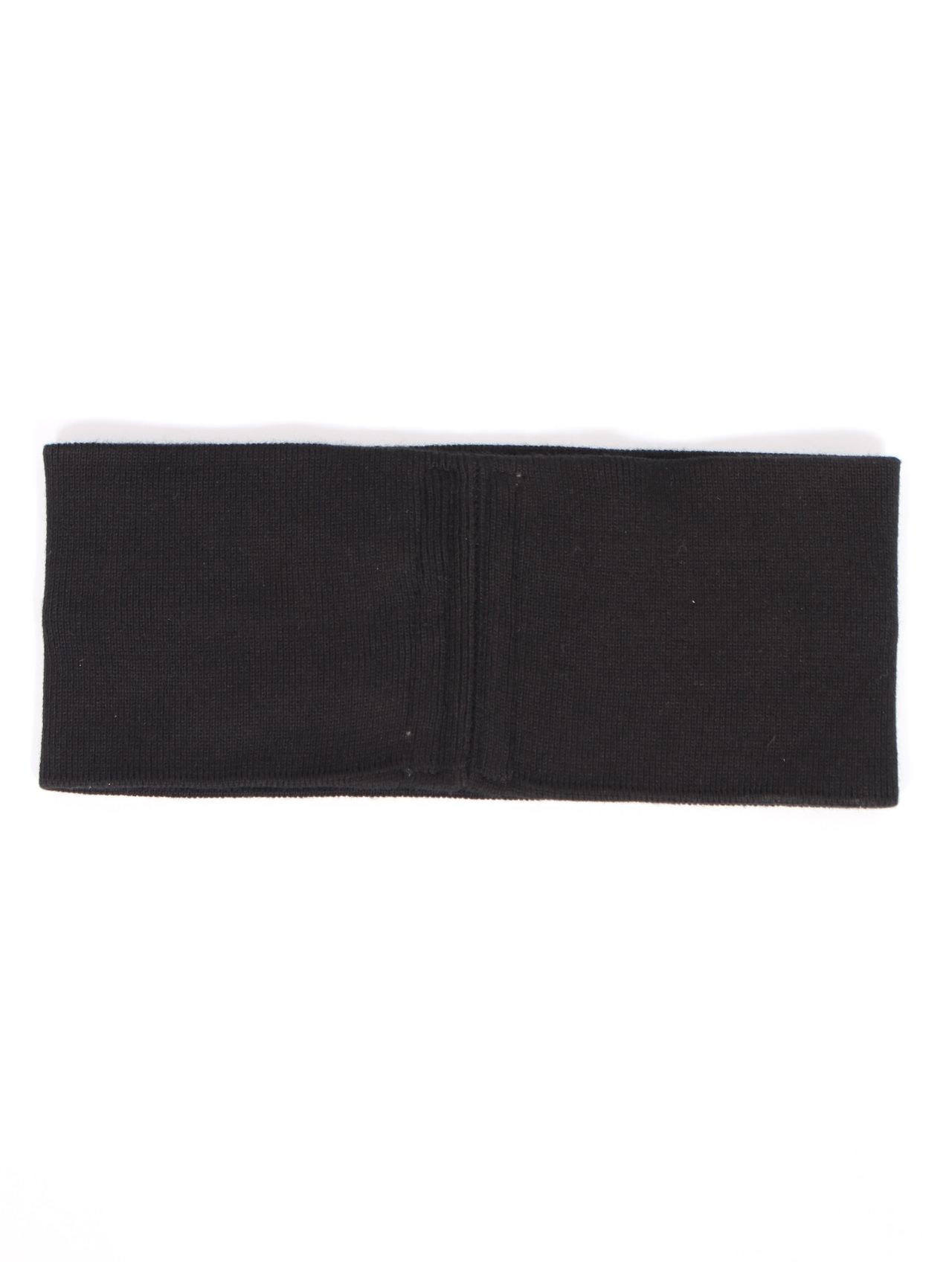 【25AW】ニット ヘッドバンド / HEADBAND / ブラック×パール