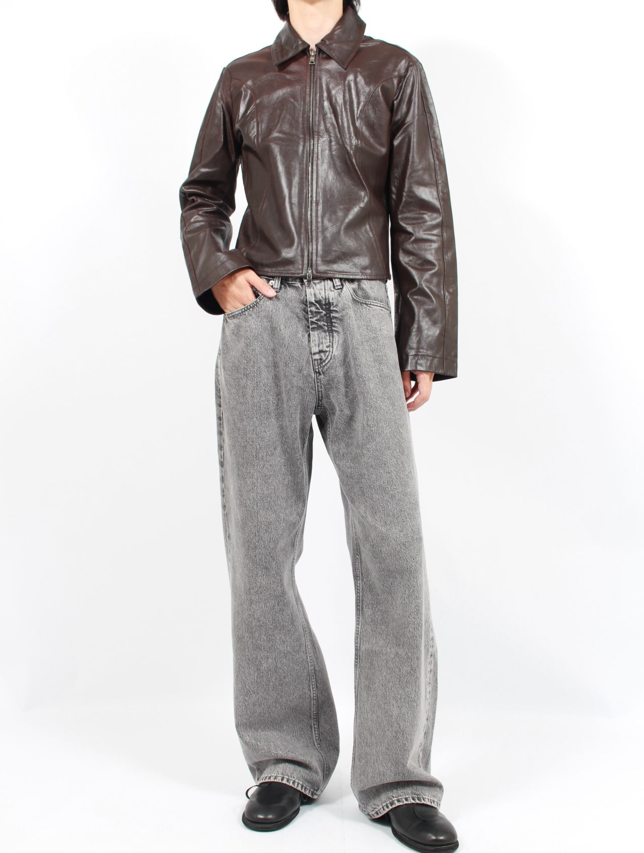 hope様 HOPE - 【25AW】スウィープ レザー シャツ / SWEEP LEATHER
