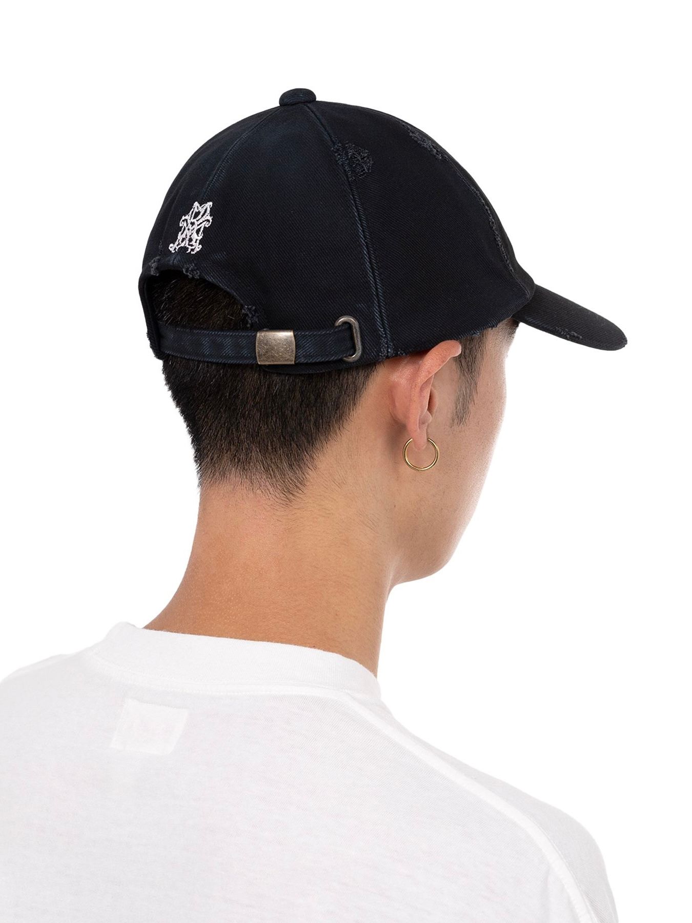 【24AW】 ディストレスト キャップ / DISTRESSED CAP / ブラック