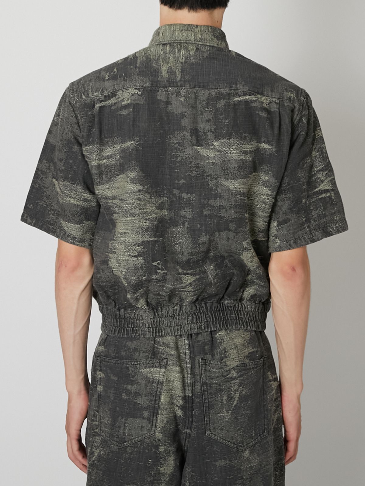 【27SS】デニム シャツ 半袖 Tシャツ / DENIM SHIRT / グレー