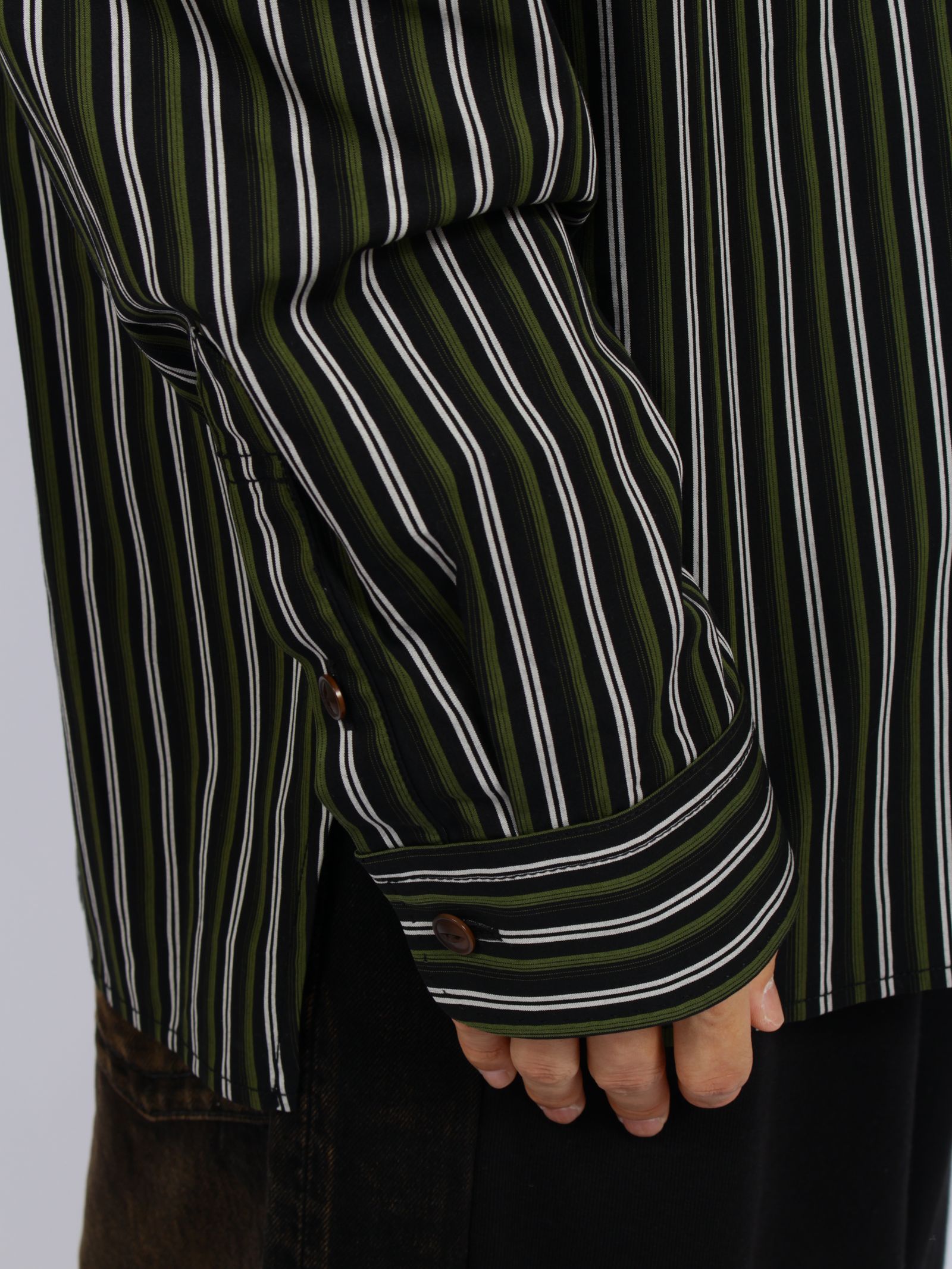 【26AW】 アタッチド タイ ロングスリーブ シャツ / ATTACHED TIE L/S SHIRTS / ブラック