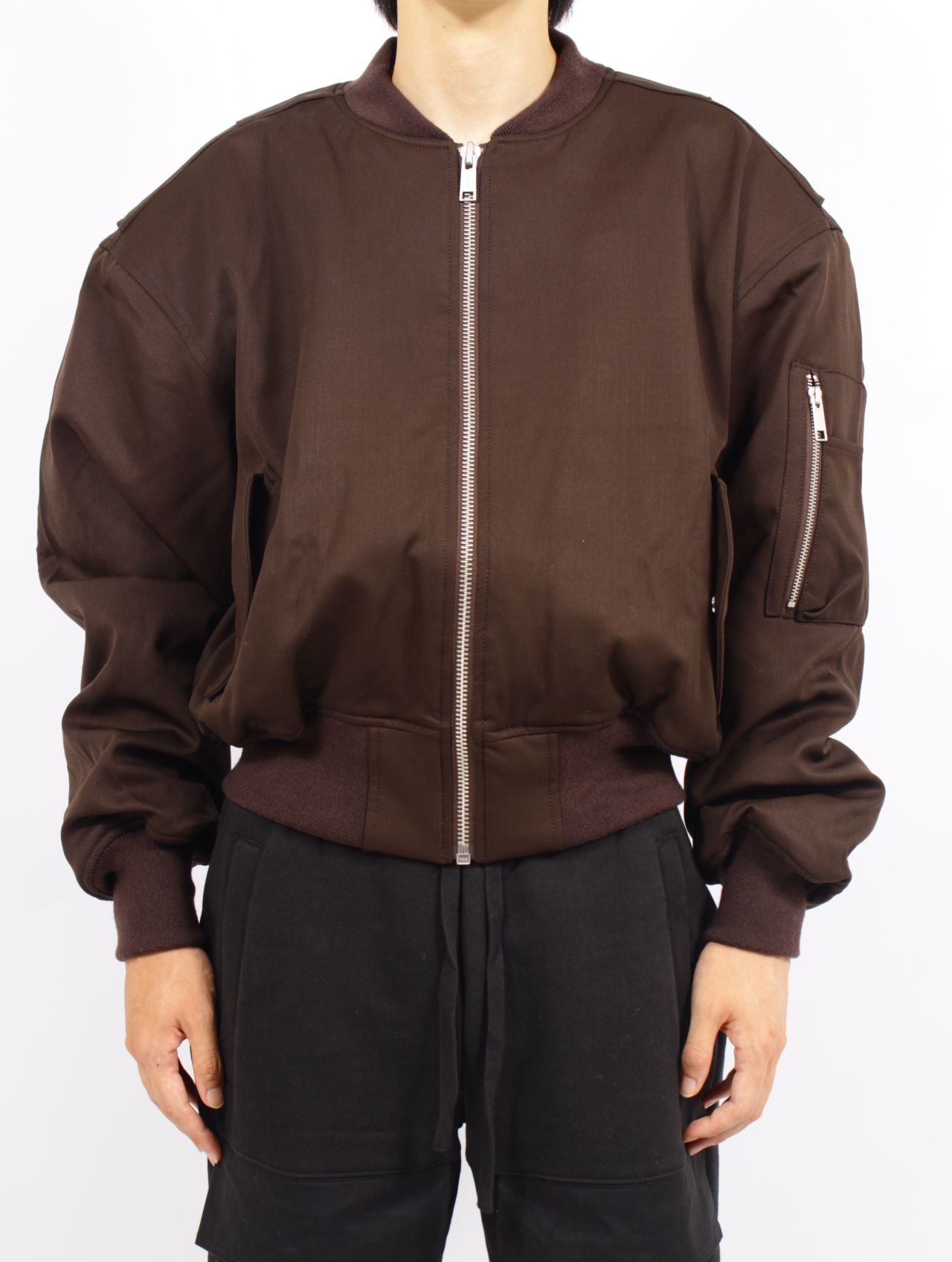 entire studios ボンバージャケット ENTIRE STUDIOS A-4 ボンバージャケット | ブラック | FARFETCH JP