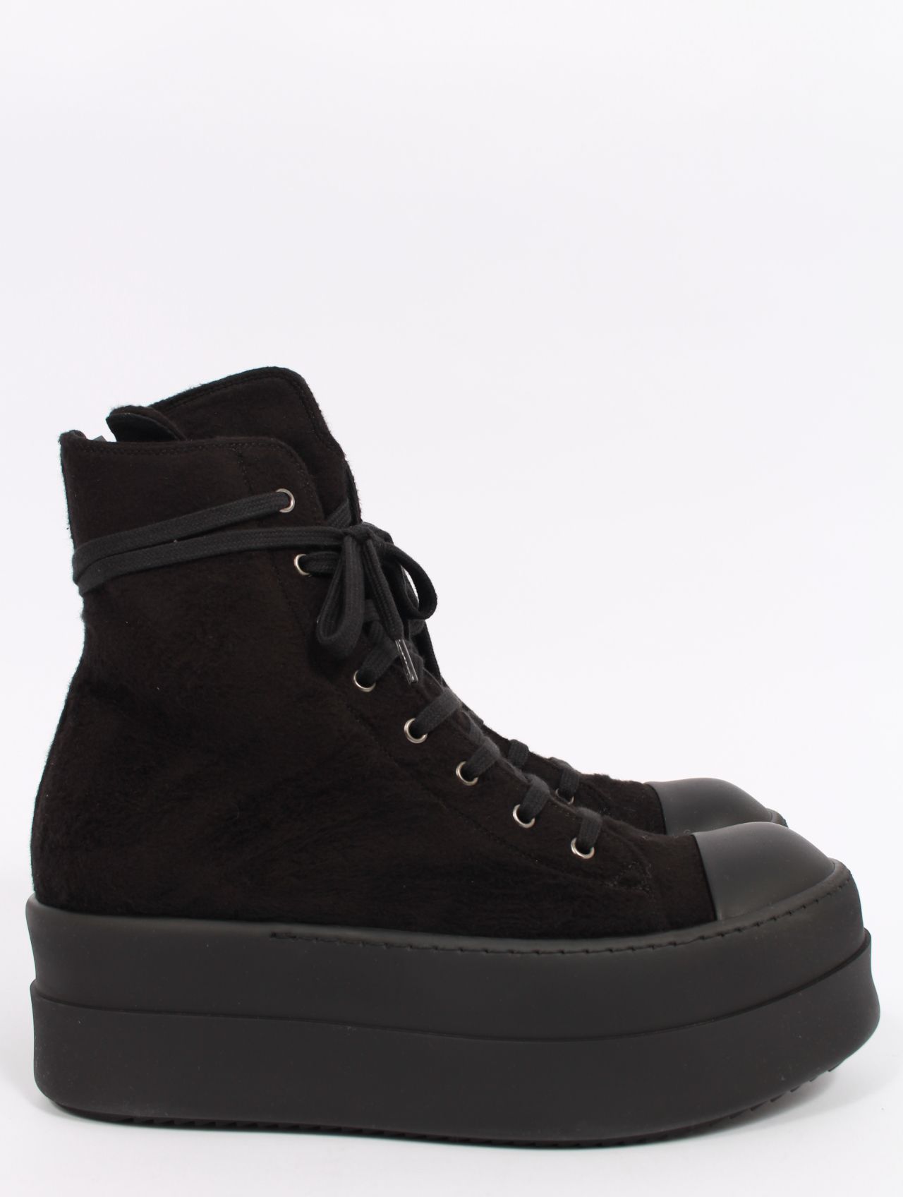【25AW】ダブルバンパー ハイカット スニーカー / DOUBLE BUMPER SNEAKS / ブラック × ブラック