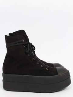 【25AW】ダブルバンパー ハイカット スニーカー / DOUBLE BUMPER SNEAKS / ブラック × ブラック
