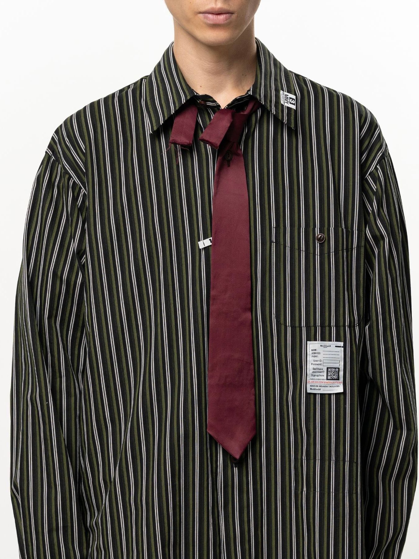 【26AW】アタッチド タイ ロングスリーブ シャツ / ATTACHED TIE L/S SHIRTS / ブラック