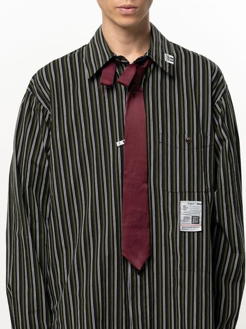 【26AW】アタッチド タイ ロングスリーブ シャツ / ATTACHED TIE L/S SHIRTS / ブラック