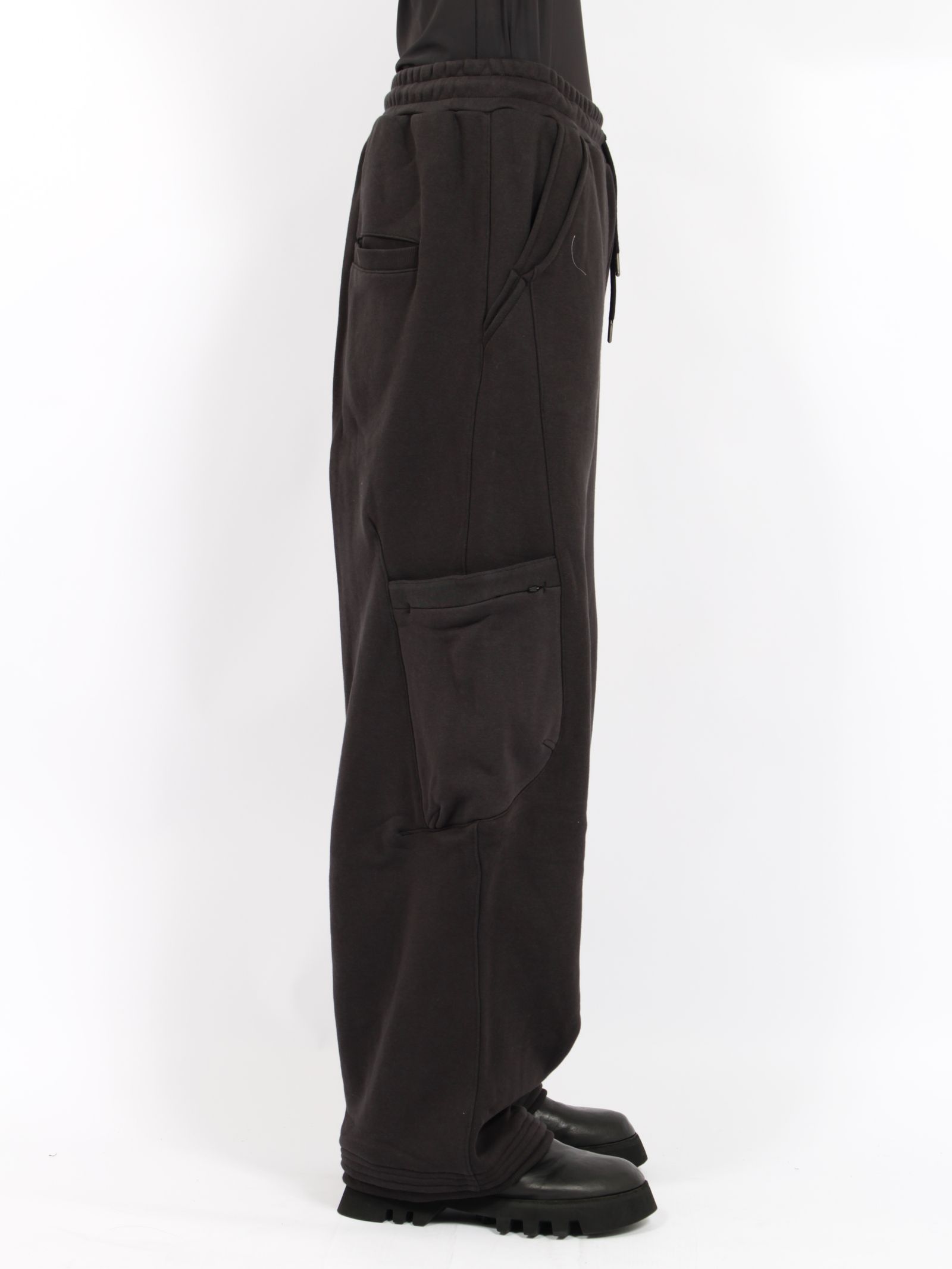 【26AW】スウェット パンツ カーゴ ミリタリーパンツ / SWEATPANTS / ブラック
