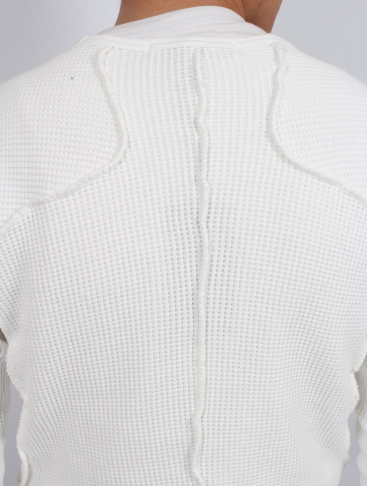 【25SS】ワッフル サーマル ロングスリーブ 長袖 Tシャツ / WAFFLE THERMAL LONG SLEEVE T-SHIRT / WHITE(ホワイト)
