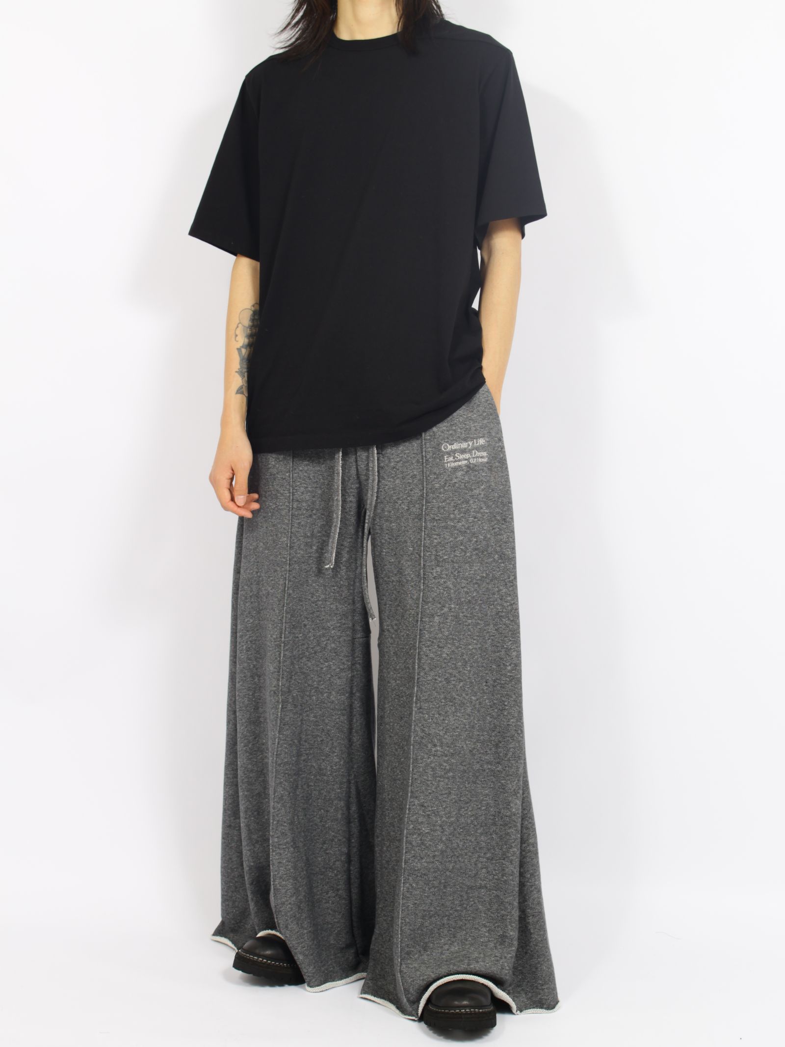 【定番】オーディナリー ホーム パンタロン スウェット パンツ / ORDINARY HOME PANTALON / チャコール