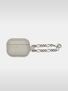 チェーン付 レザー AirPods Pro ケース / CHAINED AirPods Pro CASE / ホワイトベージュ