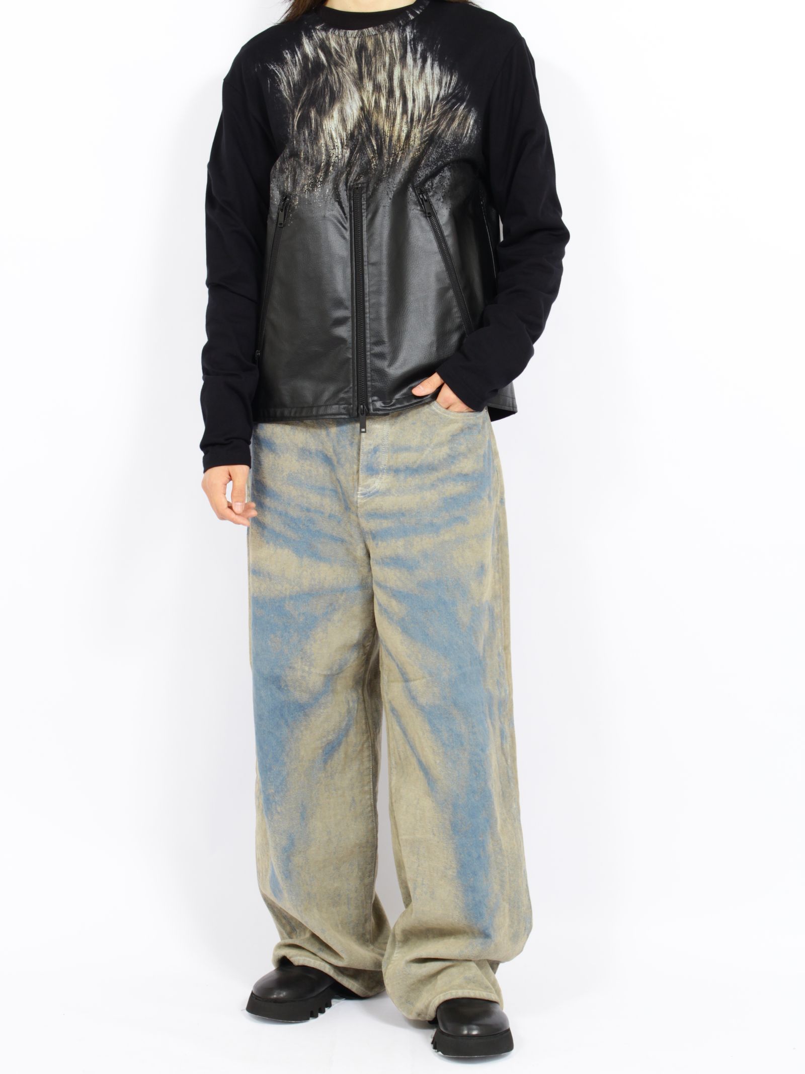 【26AW】ワイド デニム / WIDE DENIM / INDIGO BLEACH(インディゴブリーチ)