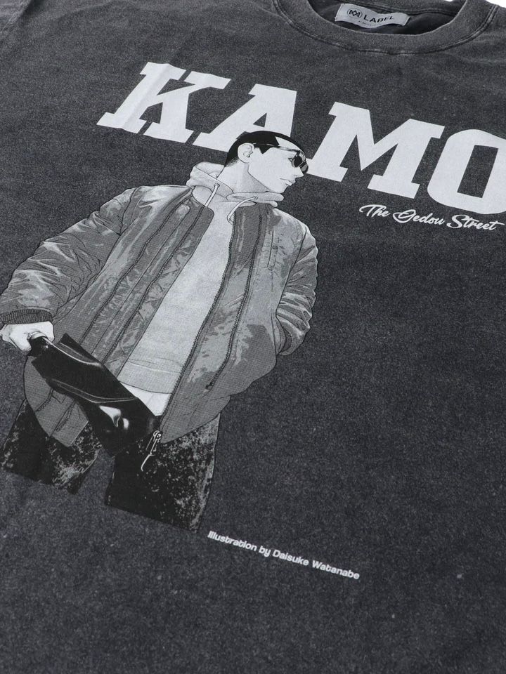外道 ストリート 'カモ' Tシャツ / GEDOU STREET 'KAMO' T-SHIRT / ブラック