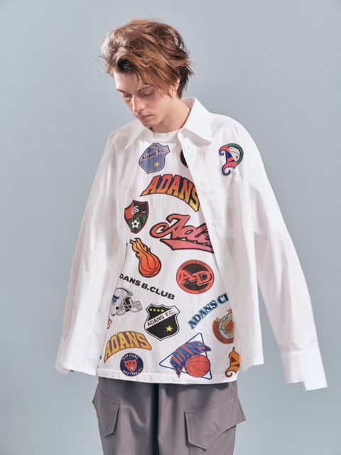 90s B-BOYスタイルを彷彿とさせるADANSのビッグTシャツ