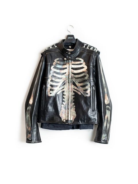 【25AW】ボーン デタッチャブル レーサー ライダース / DETACHABLE RACER RIDERS Ver, BONE / ブラック