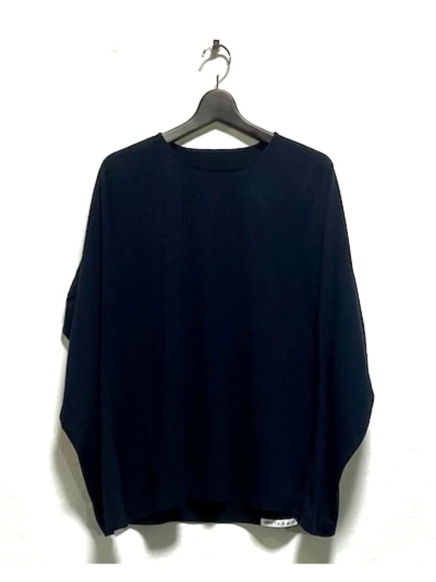 【26AW】ロングスリーブ Tシャツ ウール / LONG SLEEVE T-SHIRTS WOOL / ブラック