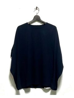 【26AW】ロングスリーブ Tシャツ ウール / LONG SLEEVE T-SHIRTS WOOL / ブラック