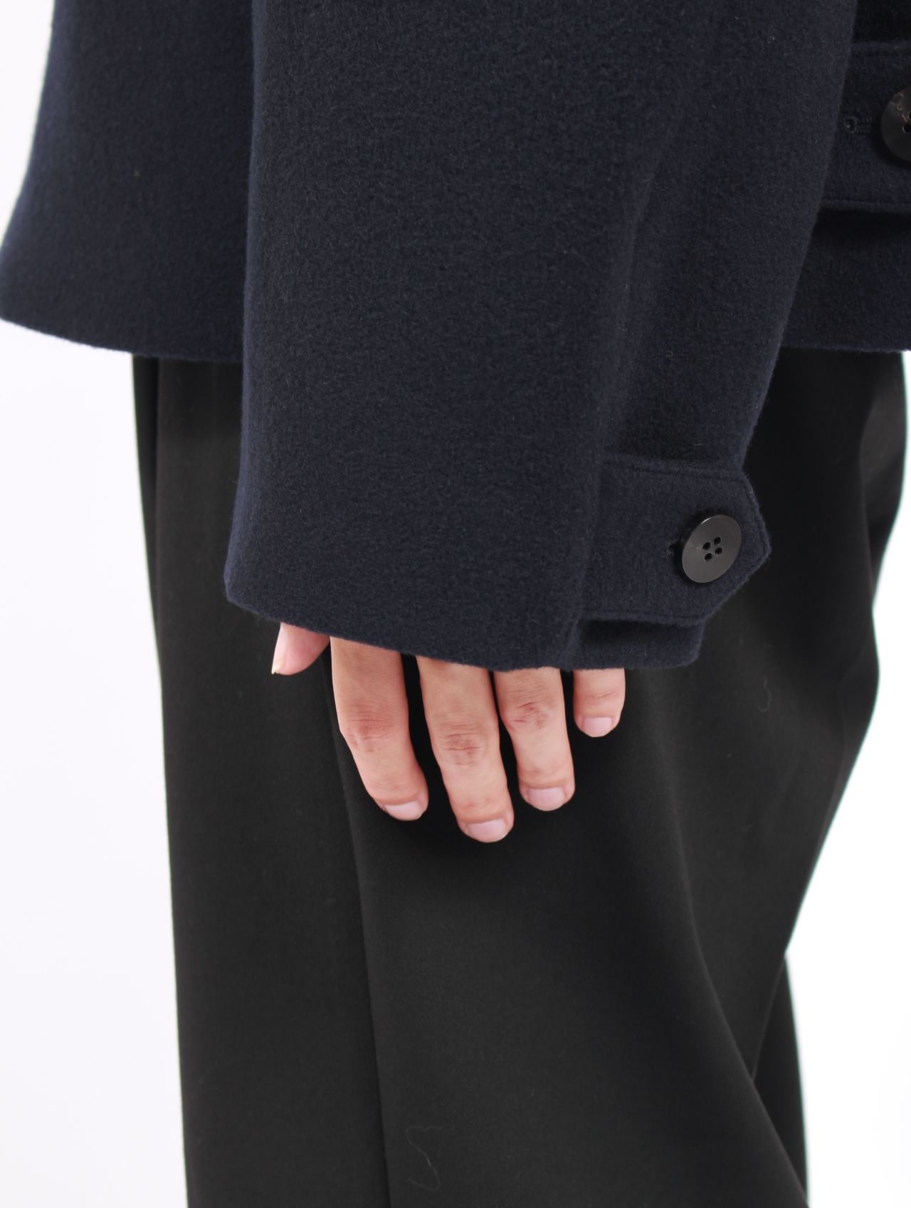 【25AW】ゼン モッサー ウール ブルゾン / ZEN MOSSER WOOL BLOUSON / ダークネイビー