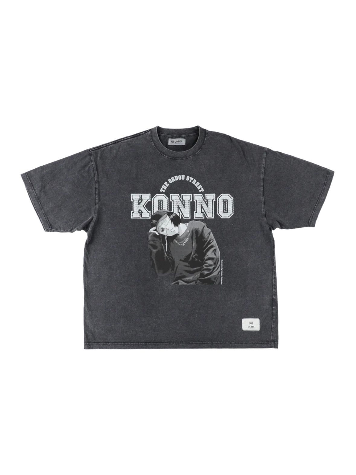 外道 ストリート '近野' Tシャツ / GEDOU STREET 'KONNO' T-SHIRT / ブラック