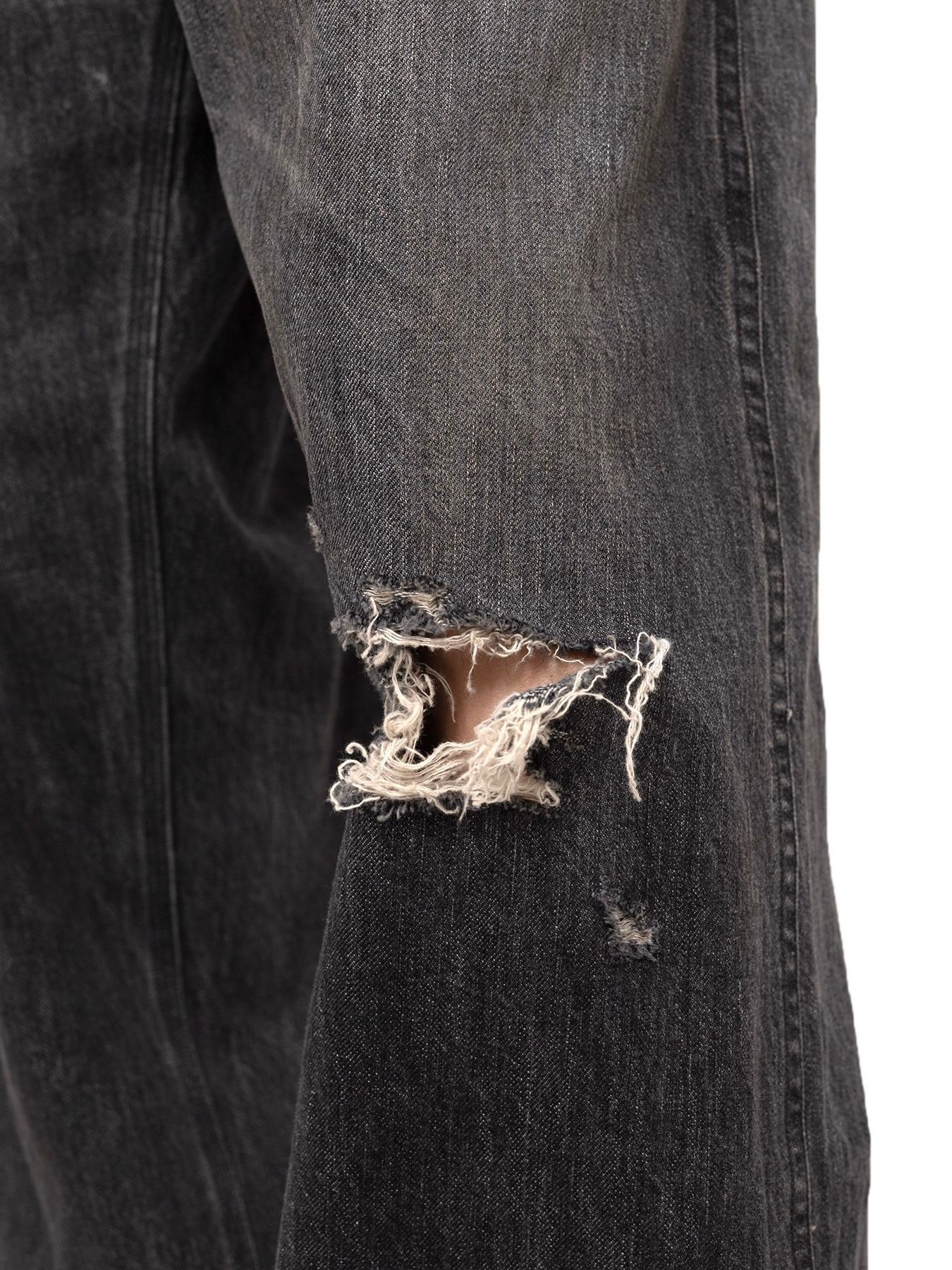 【24AW】デニム ワイド パンツ / DENIM WIDE PANTS / ブラック