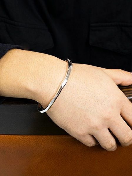 【取り寄せ】クロッケリー バングル S / Crockery Bangle - S / シルバー