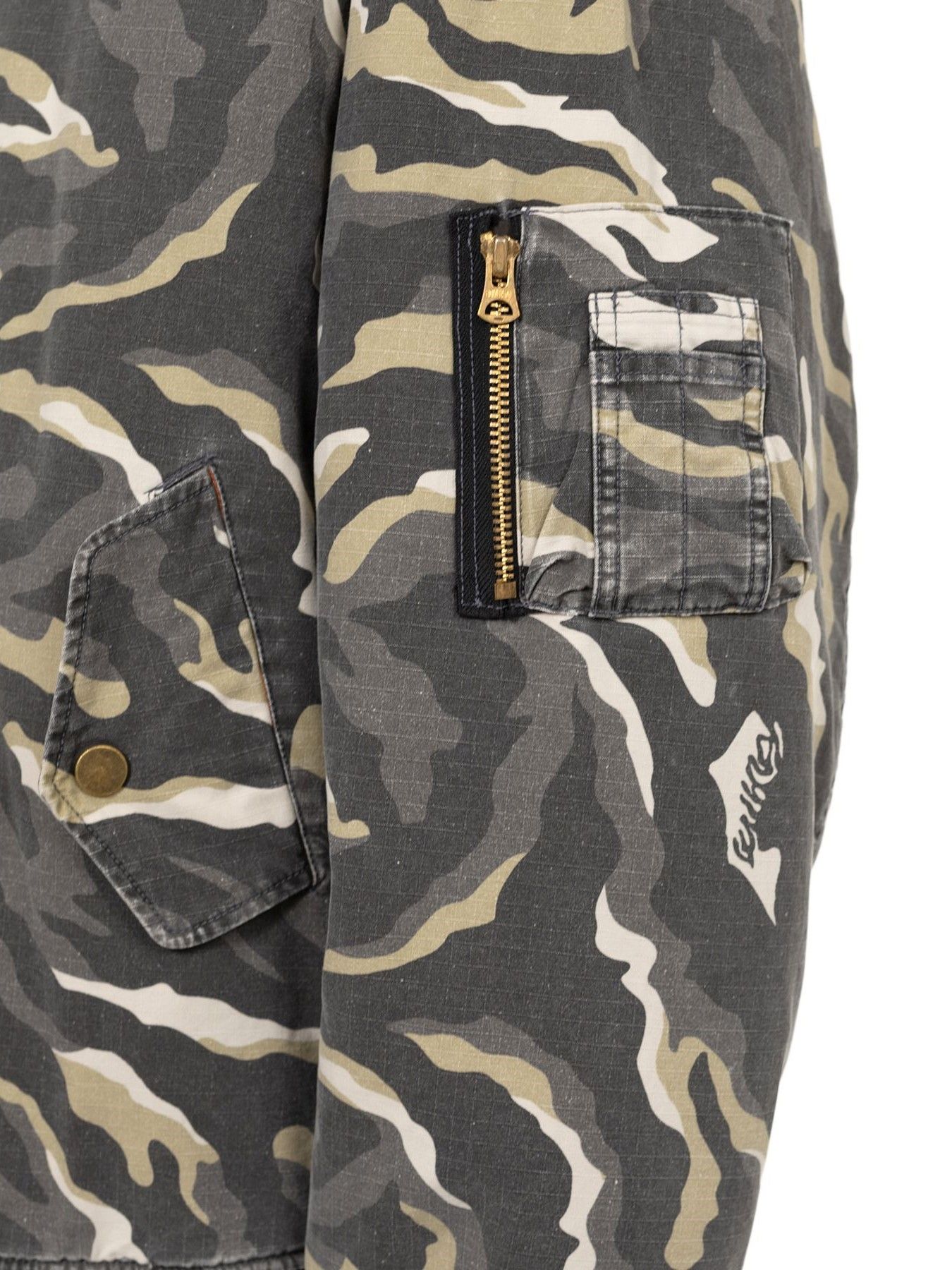 【25SS】カモフラージュ ウォッシュ MA-1 / CAMOUFLAGE WASH MA-1 / ベージュ