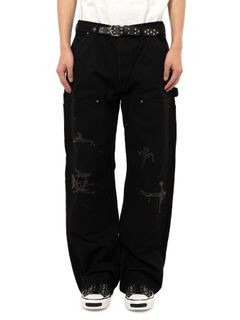 【25SS】ボロダック ペインターパンツ / BORO DUCK PAINTER PANTS / ブラック