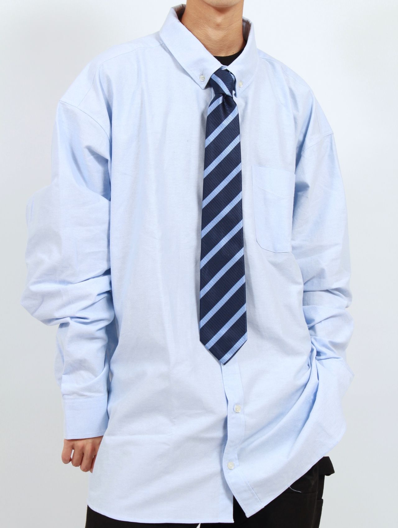 【25AW】レジメンタル シルク ネクタイ / REGIMENTAL TIE / ブルー