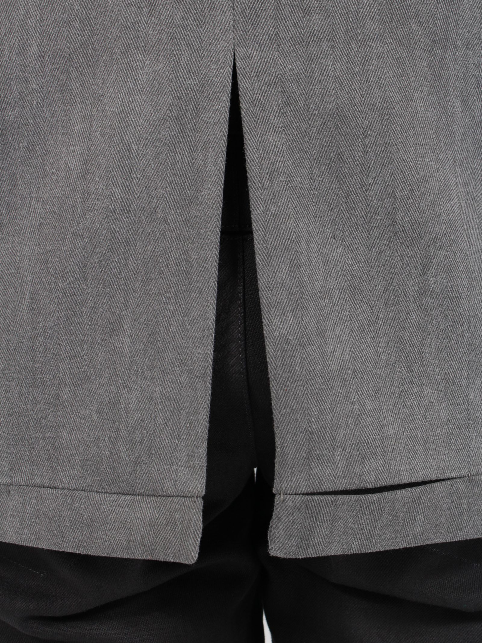 【24AW】モデュラー ヘムジャケット / MODULAR HEM JACKET / オフブラック