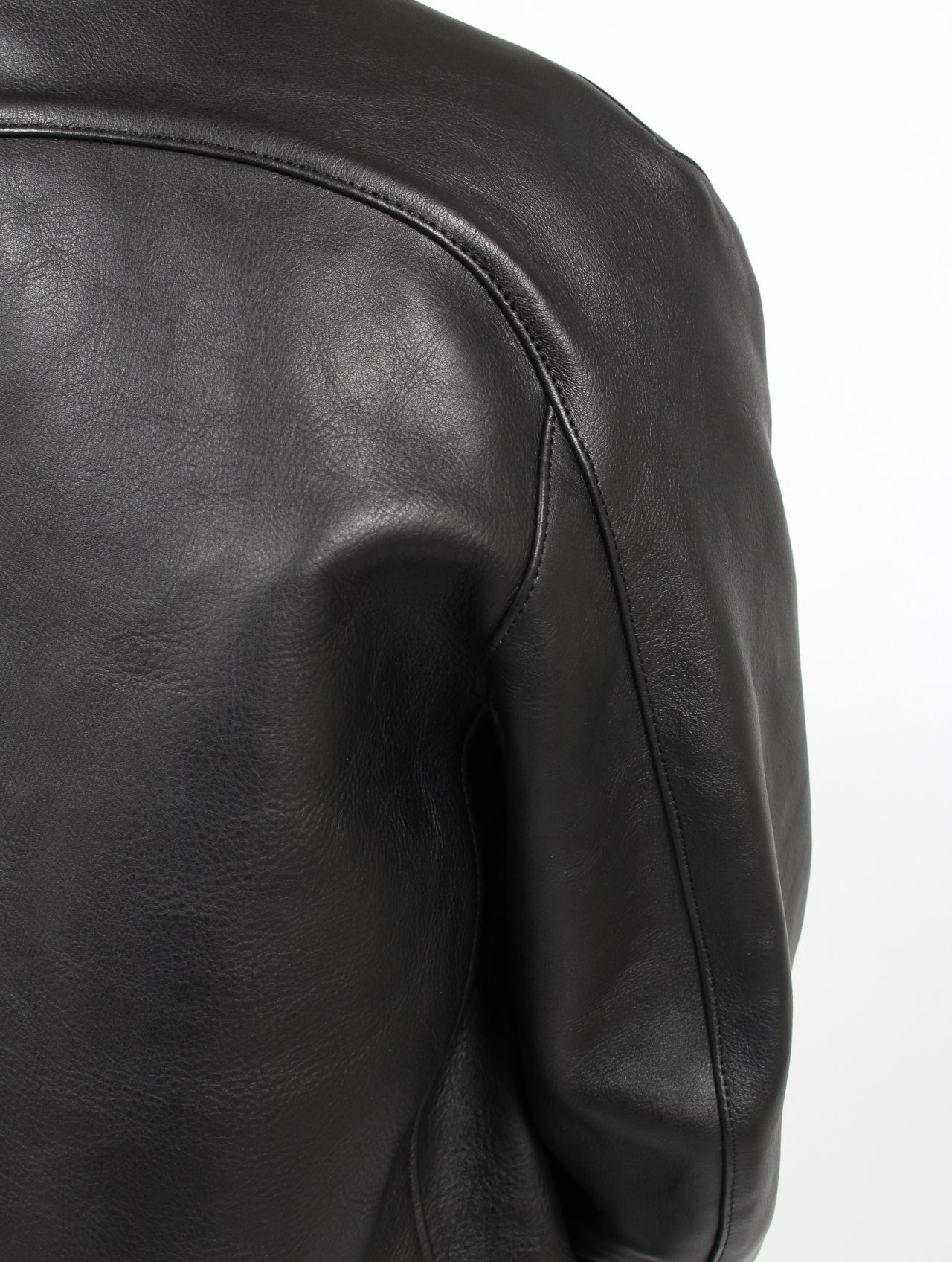 【25SS】6ポケット パネル レザー ワークジャケット / 6 POCKET PANEL LEATHER WORK JKT / ブラック