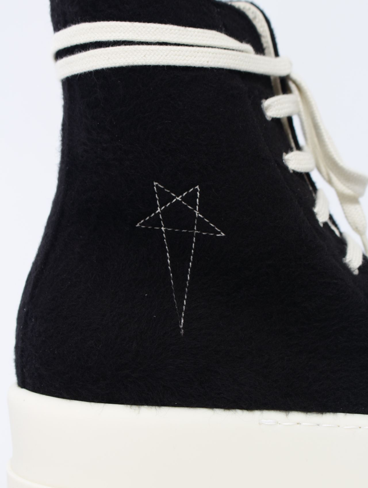 【25AW】ダブルバンパー ハイカット スニーカー / DOUBLE BUMPER SNEAKS / ブラック×ホワイト