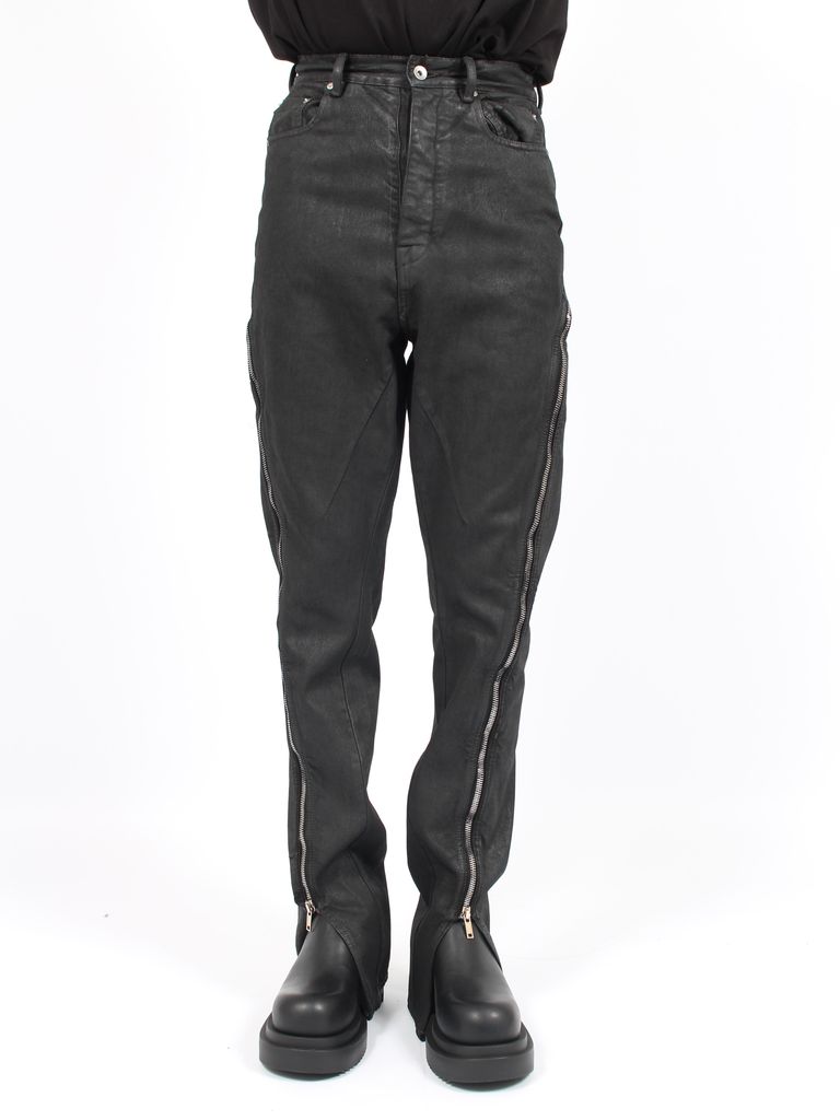 RICK OWENS - 【24SS】ボラン バナナ ジップ デニム パンツ / BOLAN 