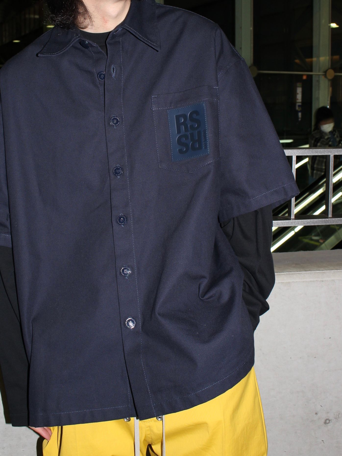 maisonmaRAF SIMONS DENIM SHIRT デニムシャツ XS