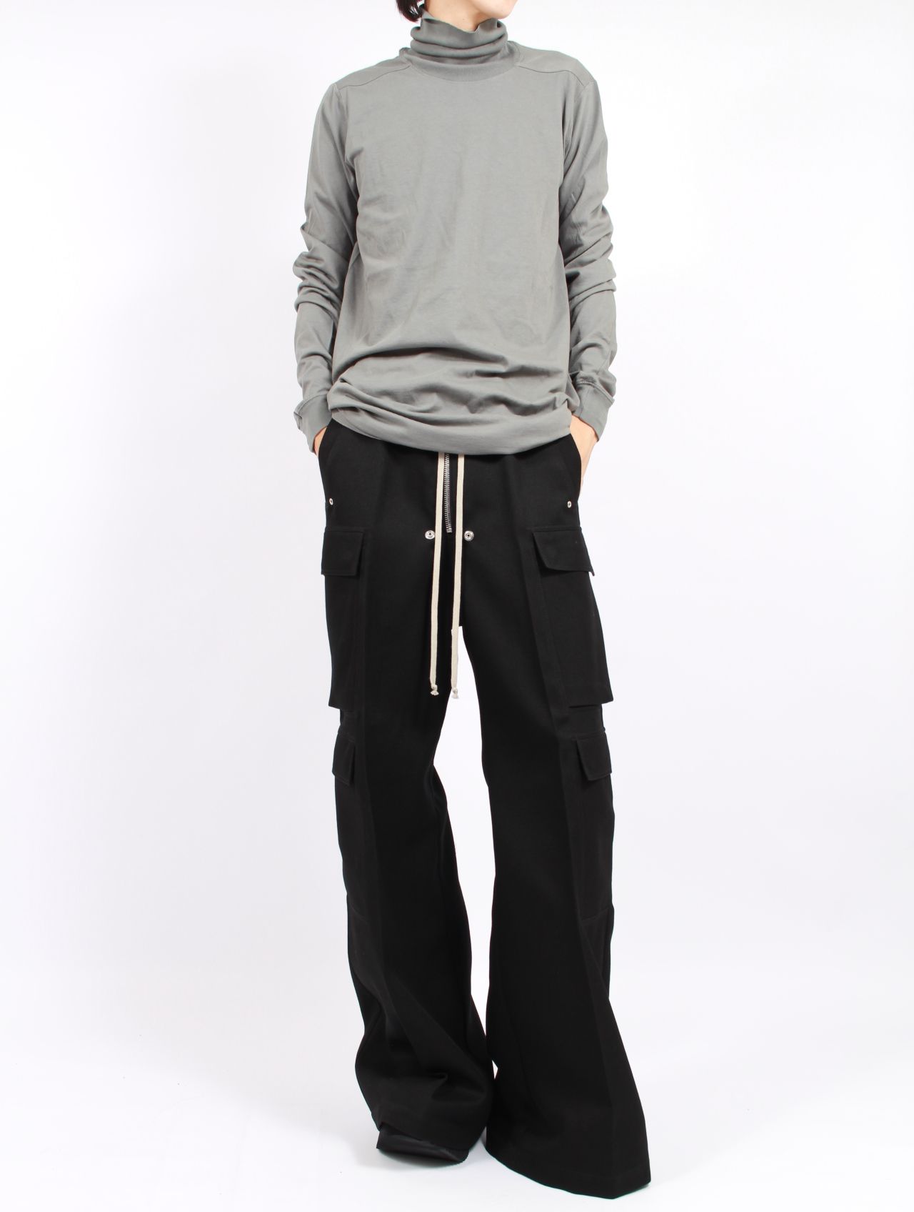 【25AW】カーゴ ベラ ワイド パンツ / CARGO BELAS / ブラック