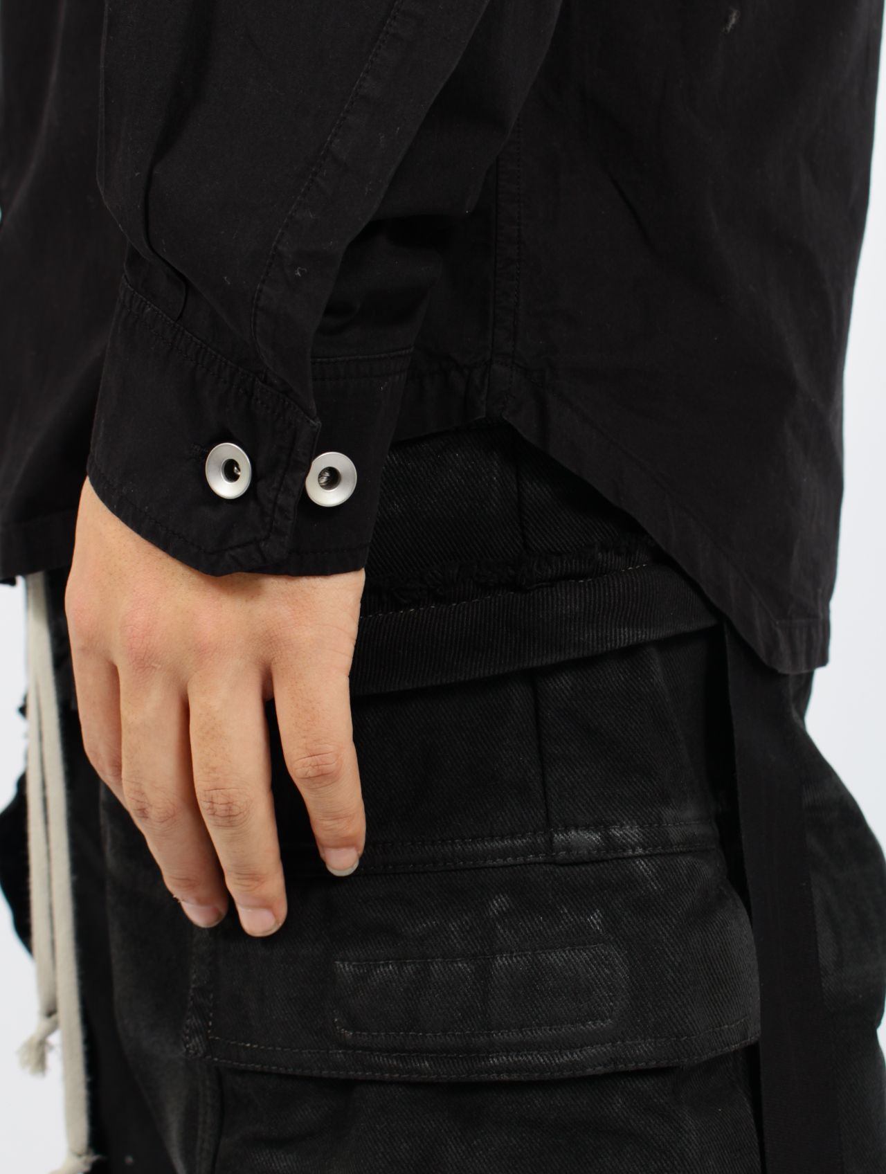 【25SS】アウターシャツ 長袖 / OUTERSHIRT / ブラック