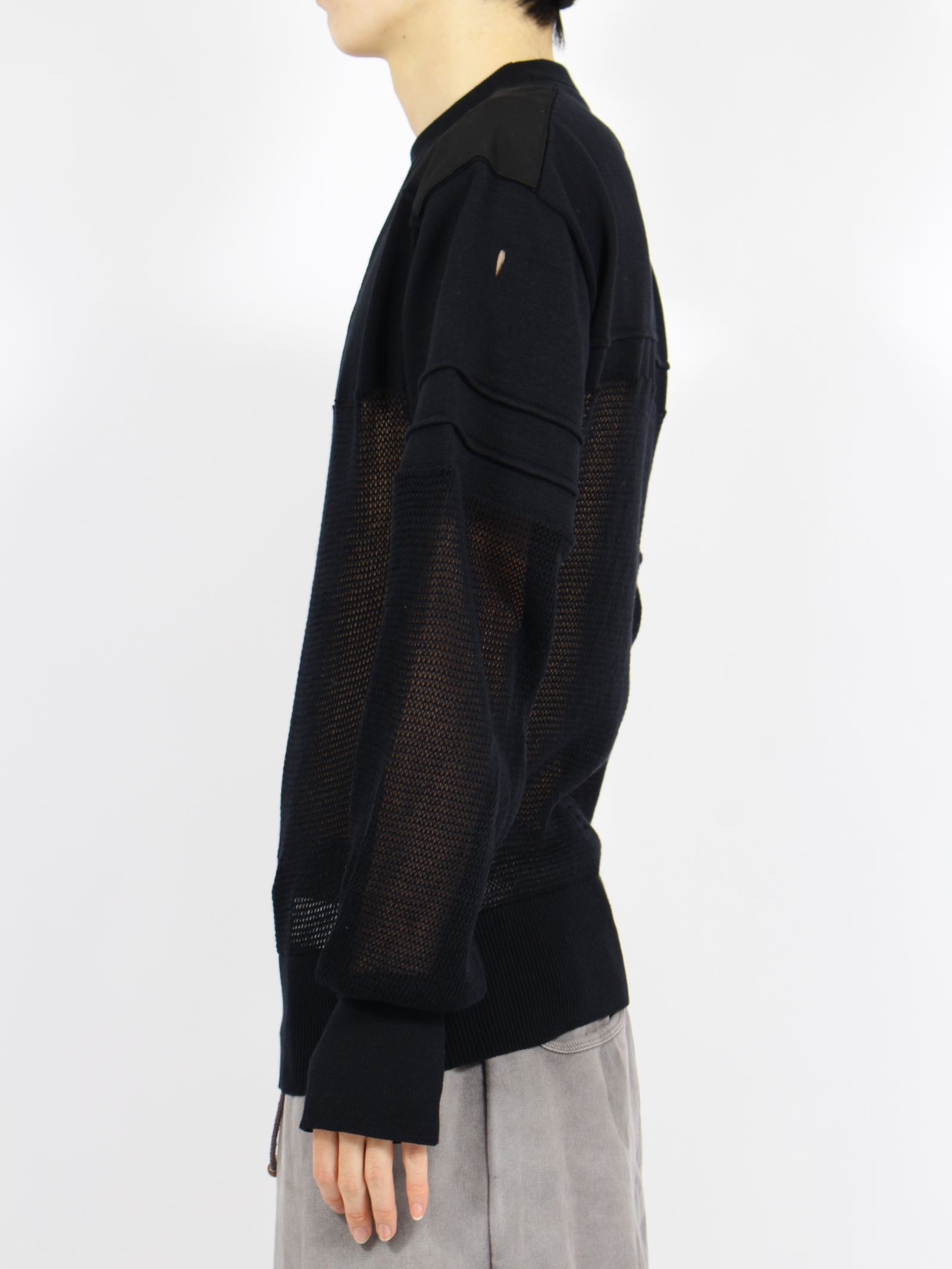 【26SS】ファング ニット / FANG KNIT / ブラック