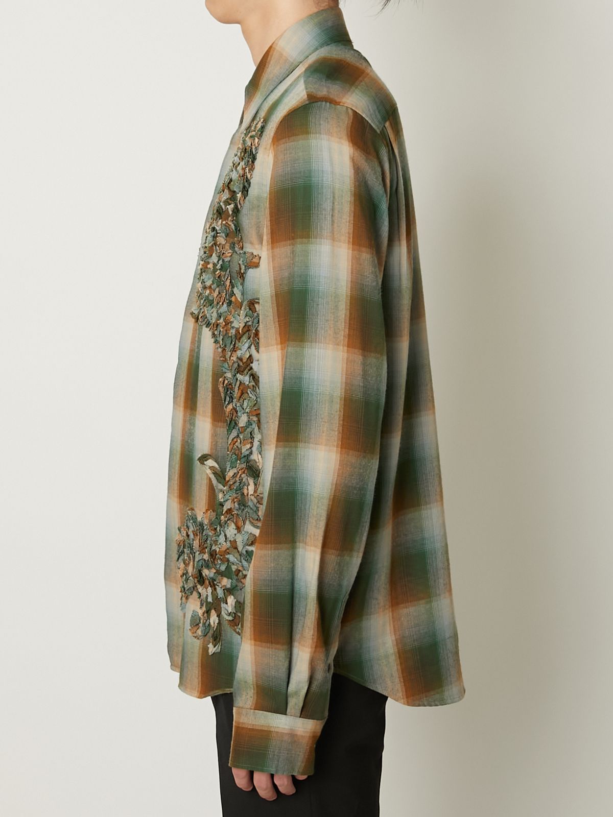 【TAAKK】チェック柄 TAAKK - 【25AW】チェック エンブロイダリー 長袖 シャツ