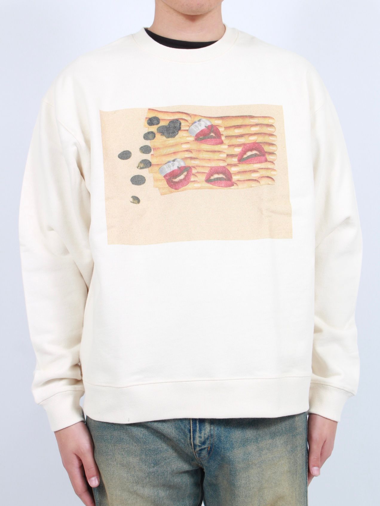 【25SS】フォト スウェット 長袖 トップス / PHOTO SWEAT TOPS / ホワイト