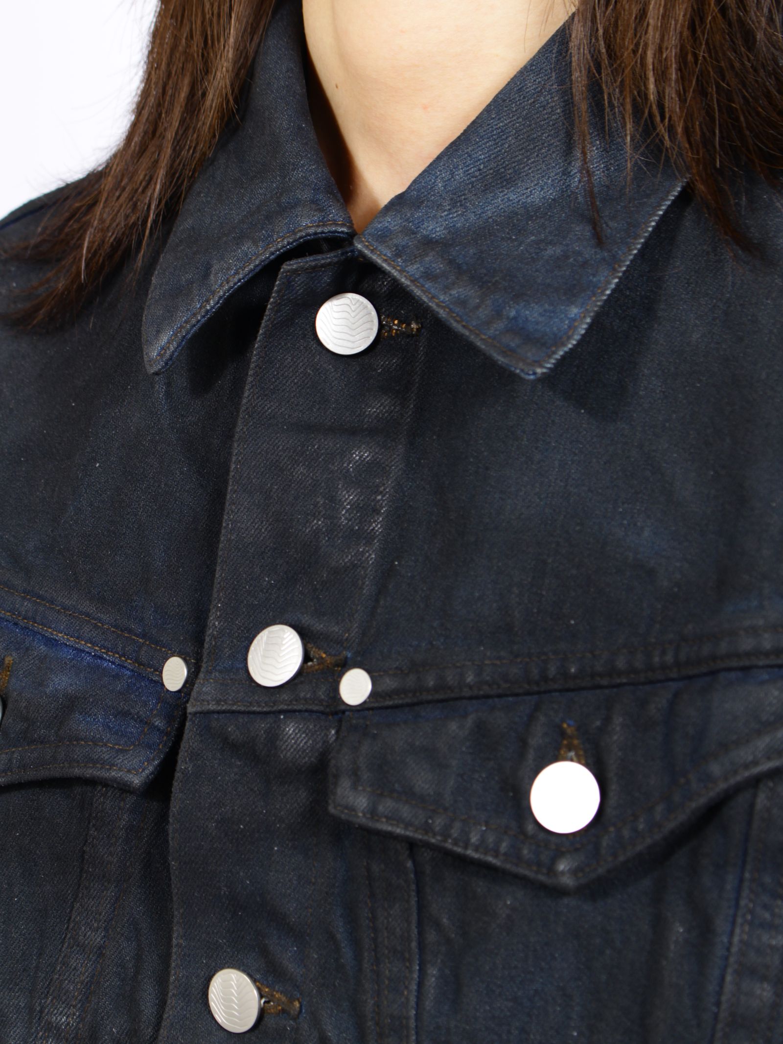 【26AW】デニム トラッカー ジャケット コーティング デニムジャケット / DENIM TRUCKER JACKET / LUSTER COATED INDIGO(インディゴ)