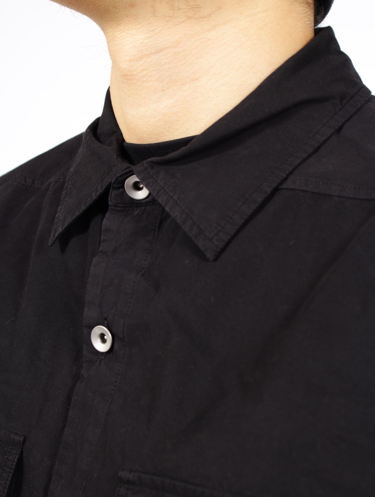 【25SS】アウターシャツ 長袖 / OUTERSHIRT / ブラック