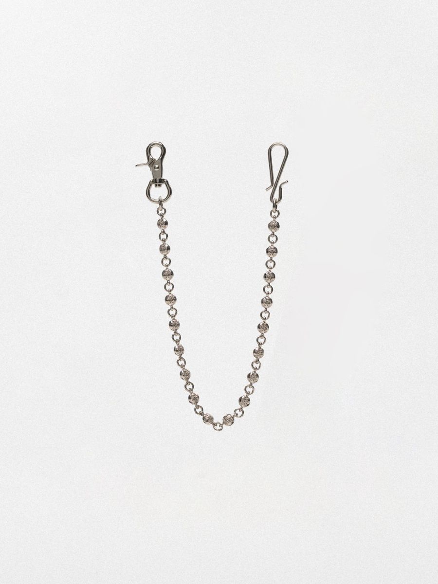 【27SS】カミヤ ボール ウォレットチェーン / "KMY"BALL WALLET CHAIN / シルバー