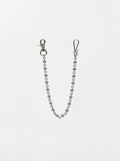 【27SS】カミヤ ボール ウォレットチェーン / "KMY"BALL WALLET CHAIN / シルバー
